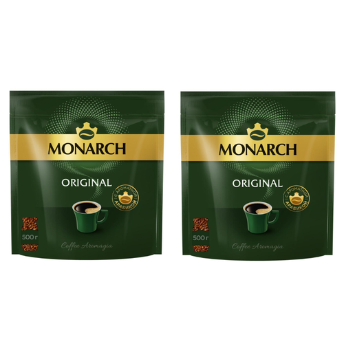 Кофе растворимый сублимированный Monarch Original, 500 гр, 2 уп