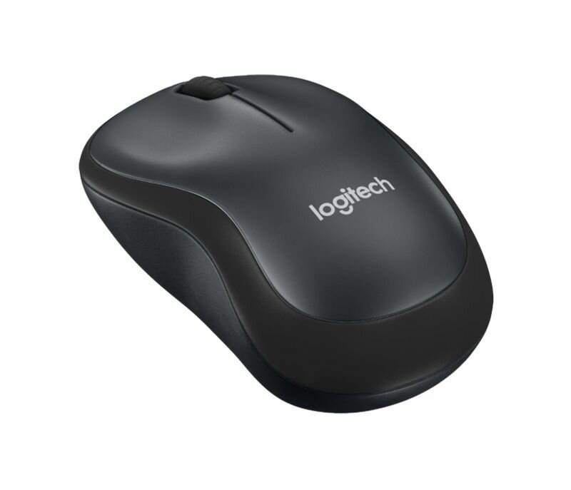 Мышь беспроводная Logitech M220 Silent, 1000dpi, оптическая светодиодная, USB, серый/черный (910-004878/910-004895) — фото 1