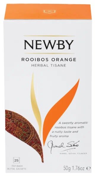 Чай "Newby" фруктовый "Rooibos Orange" 25 пакетиков.