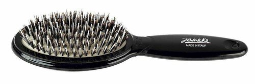 Расческа / Janeke Oval Hair Brush With Bristles and Nylon Reinforcement Small