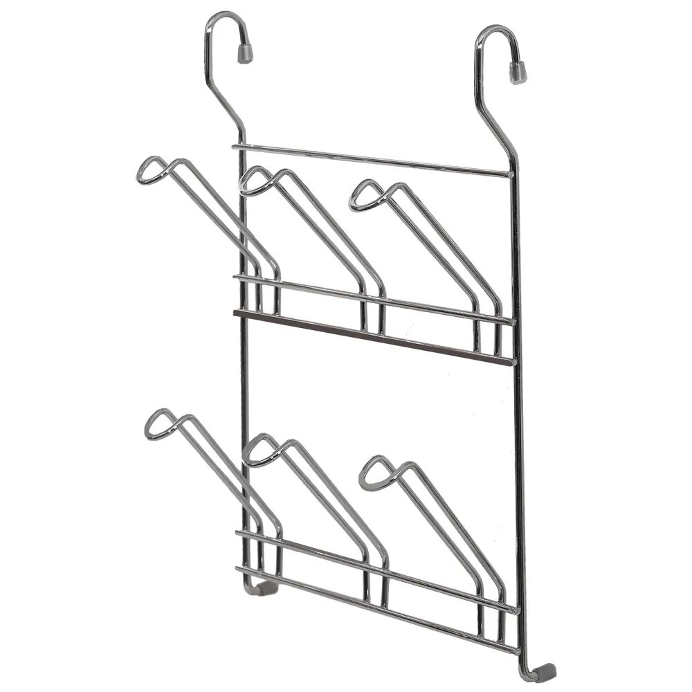 Полка для 6-ти бокалов Delinia 24x10x34 см сталь цвет хром