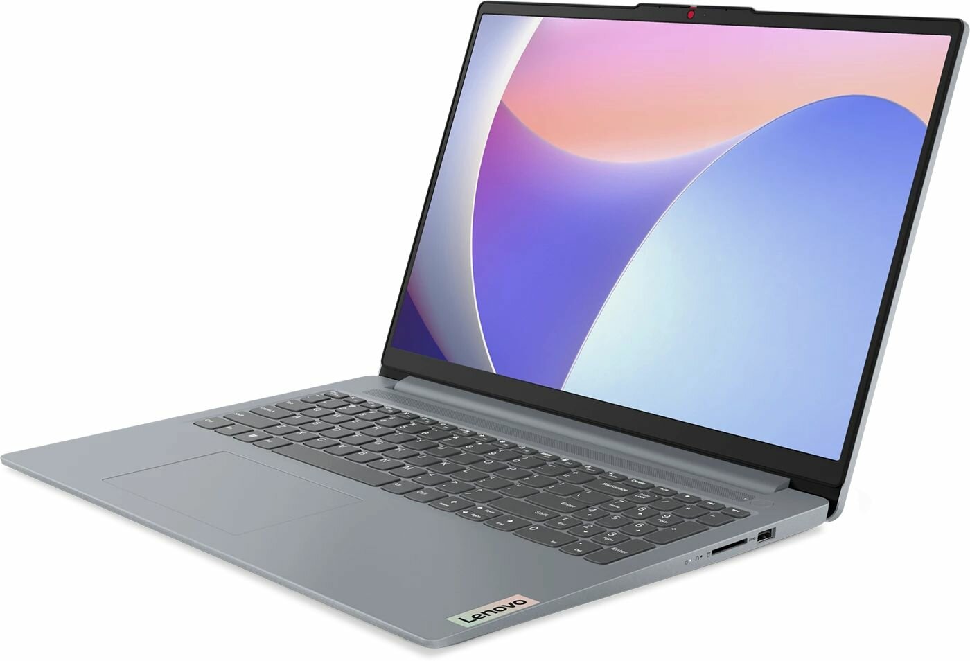 Ноутбук Lenovo IP Slim 3 16IAH8, 16", IPS, Intel Core i5 12450H, LPDDR5 8ГБ, SSD 512ГБ, Intel UHD Graphics, серый (83es0012rk)