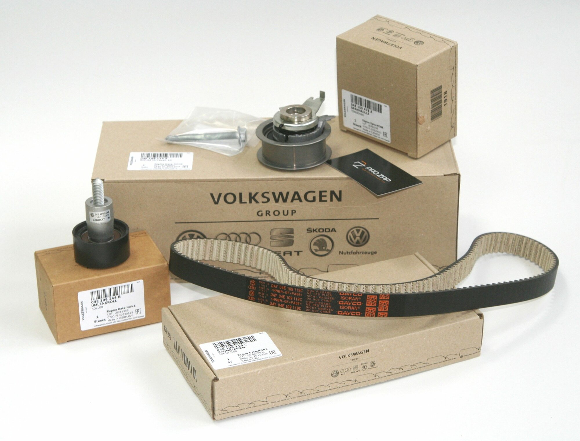 фото Комплект ремня ГРМ VAG 04E198119A