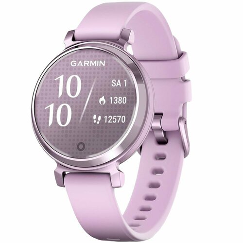 Смарт-часы Garmin Lily 2 Metallic Lilac силиконовый браслет сиреневый 010-02839-01 3700000₽