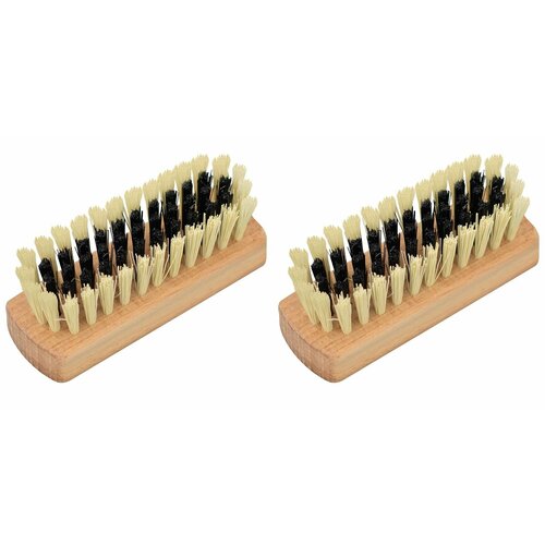 Мультидом Щётка для одежды МЭ58-273, 59 пучков, 10x3.6x3.6 см, 2 шт. коричневый