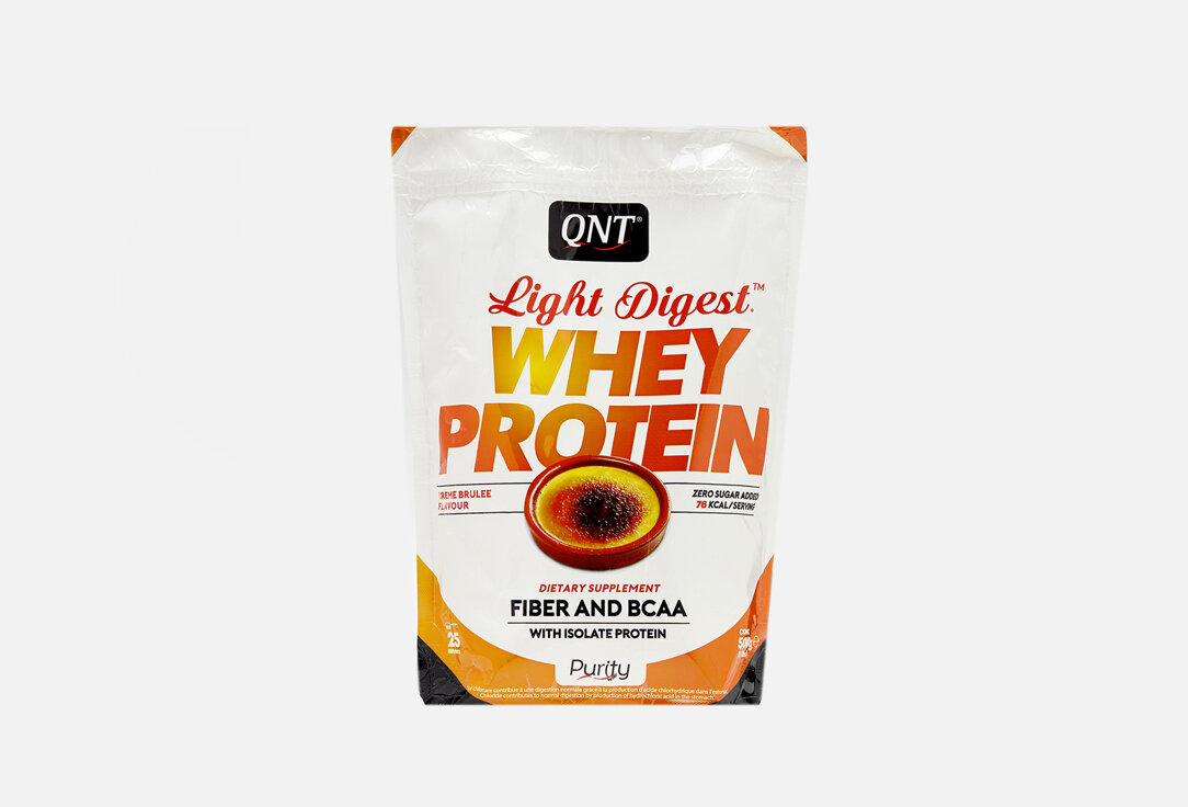 Протеин со вкусом Крем-брюле QNT, Light Digest Whey Protein 500мл