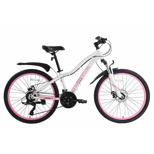 Велосипед Delta 24х13 бело-розовый 31493₽