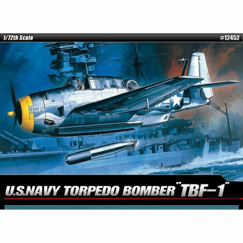 Academy сборная модель 12452 TBF-1 Avenger 1:72