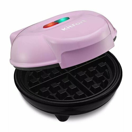 Вафельница электрическая Kitfort КТ-3614 600 Вт бельгийские розовая 2160₽