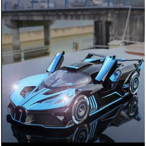 Коллекционная масштабная модель Bugatti Divo X 1:24 (металл, свет, звук)