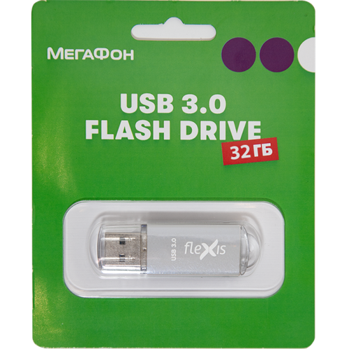 Flexis Флеш-накопитель Flexis 32Gb USB3.0