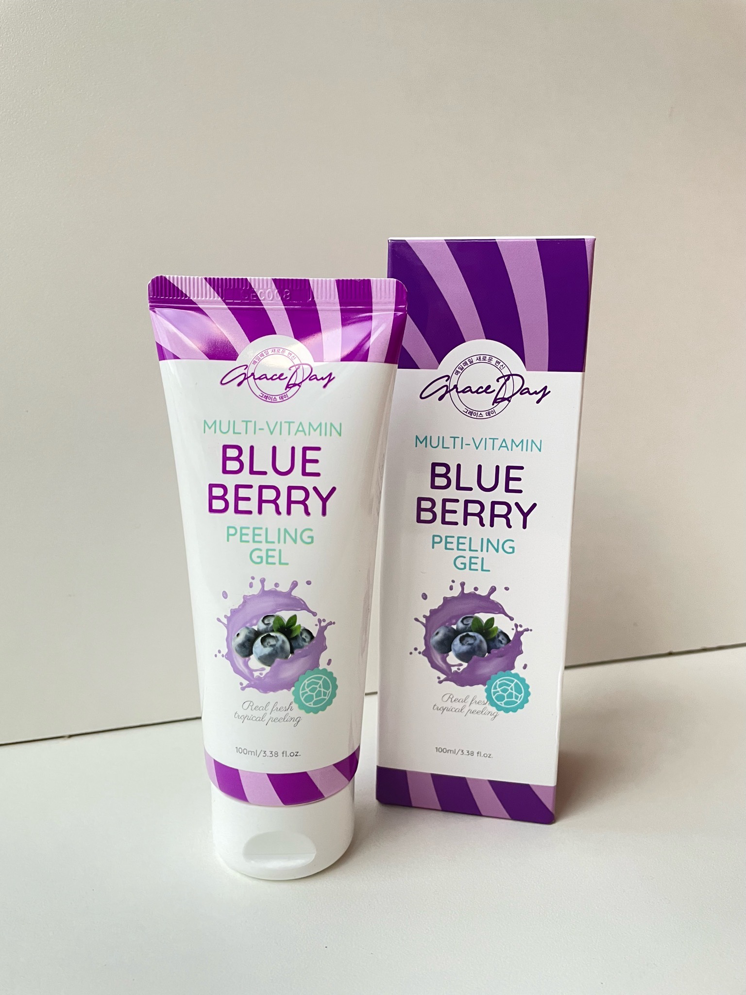 Grace Day Пилинг-гель для лица Grace Day Multi-Vitamin Peeling Gel Blueberry, 100мл