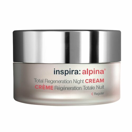 Inspira Cosmetics, Легкий ночной крем для лица Total Regeneration Night Cream 50 мл ночной регенерирующий лифтинг крем для лица inspira absolue total regeneration night cream 50мл