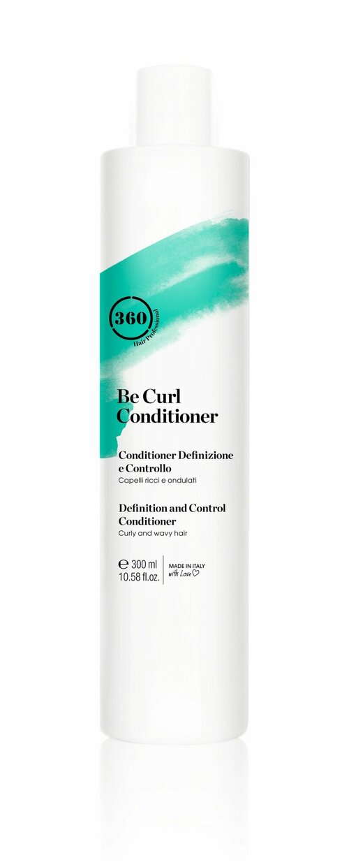 Дисциплинирующий кондиционер для вьющихся и волнистых волос-Be Curl Conditioner 360 Hair Professional 300ML