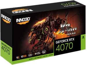 Видеокарта Inno3D GeForce RTX 4070 12288Mb X3 OC 12 Gb (N40703-126XX-185252L)