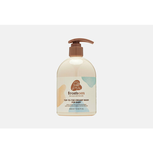 Увлажняющая пенка для очищения волос и тела Fromom Top-to-toe creamy wash for baby / объём 400 мл