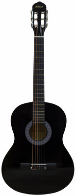 Классическая гитара черная, Размер 4/4 (39 дюймов) Belucci BC3905 BK