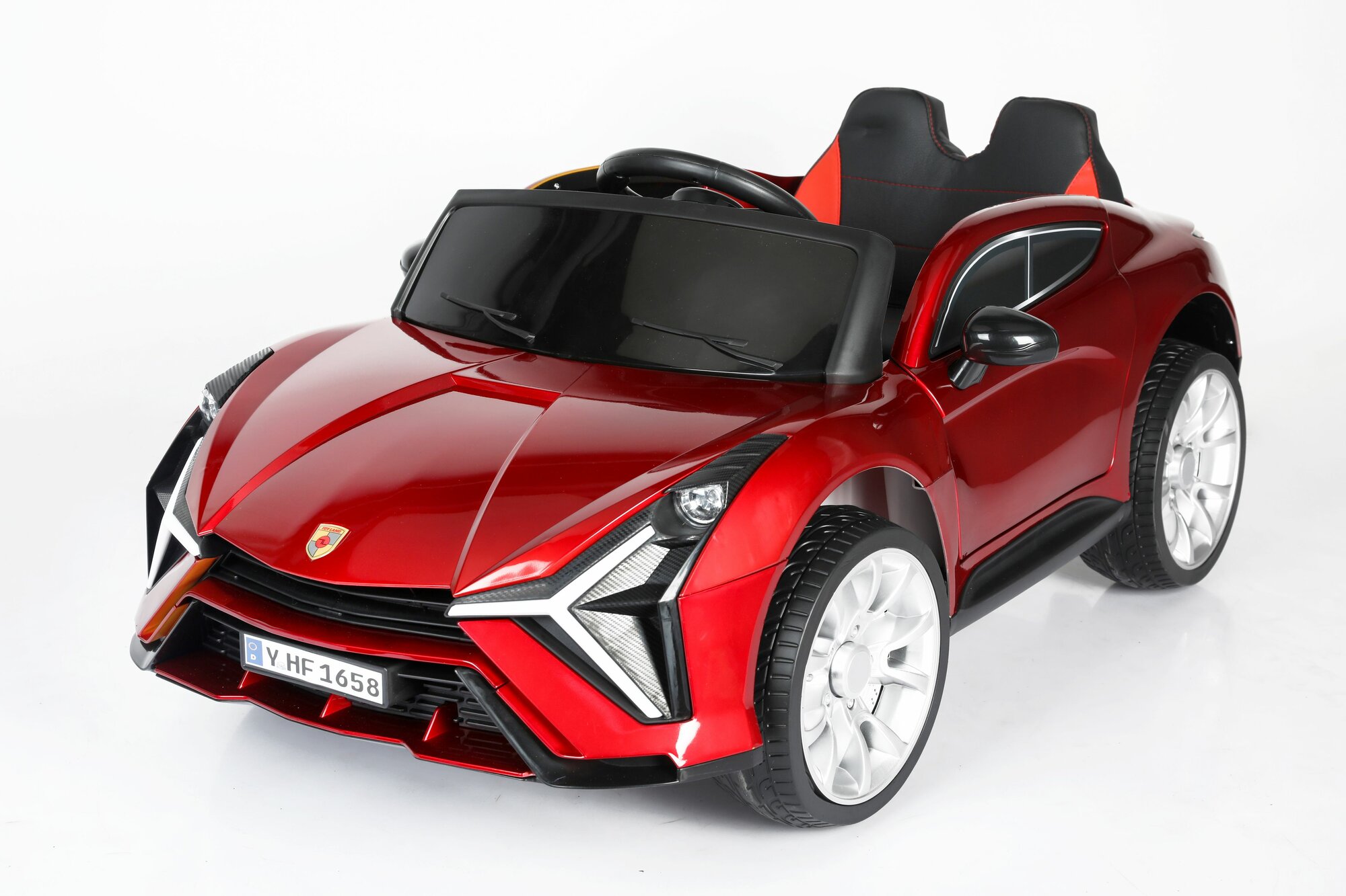 Электромобиль детский Lamborghini Revuelto 1658 красный