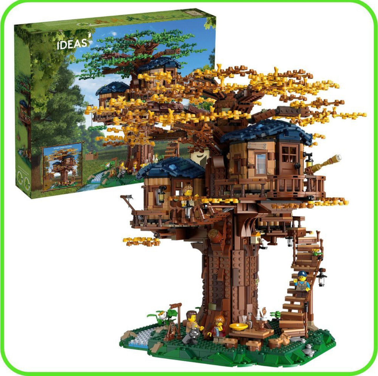 Конструктор Minecraft " Дом на дереве", 1027 деталей