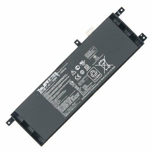 Аккумулятор (батарея) ZeepDeep B21N1329 для ноутбука Asus X453MA, 7.6V, 30Wh, 3900 mAh new laptop us russian keyboard for asus x553 x553m x553ma k553m k553ma f553m f553ma us ru keyboard with palmrest upper cover