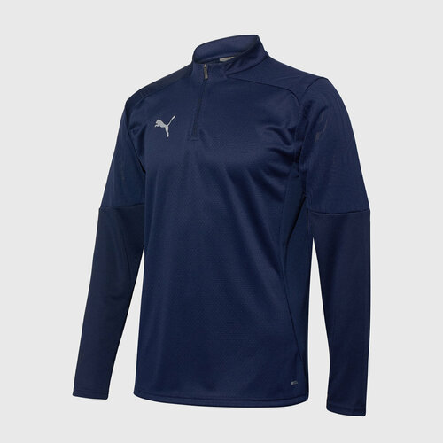 фото Свитер puma puma teamfinal training 1/4 zip top 65855106, размер м, темно-синий