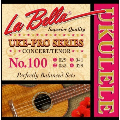 la bella set 100 tenor concer струны для укулеле тенор Струны La Bella Set 100