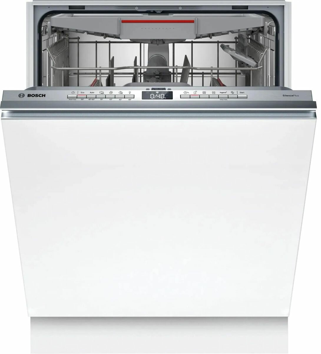 Встраиваемая посудомоечная машина Bosch SMV4HMX65Q, полноразмерная, ширина 59.8см, полновстраиваемая, загрузка 13 комплектов