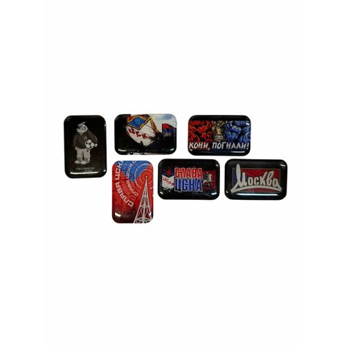 Набор стикеров для Телефона 6шт. ЦСКА Москва