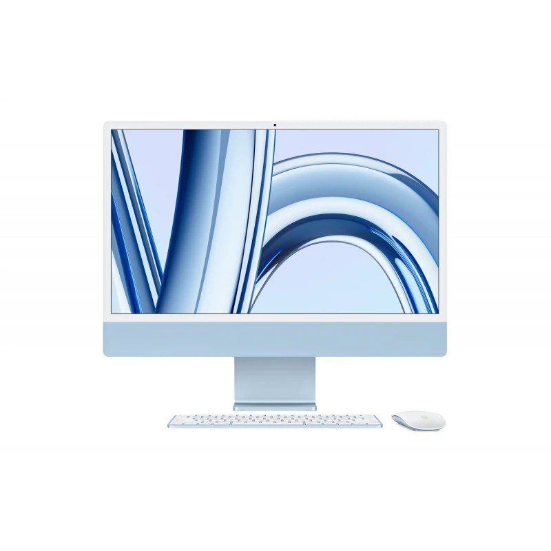 Apple Моноблок Apple iMac 24 2023 (M3 8-Core, GPU 8-Core, 8 ГБ, 256 ГБ) (Голубой, 8 ГБ, 256 ГБ, MQRC3)