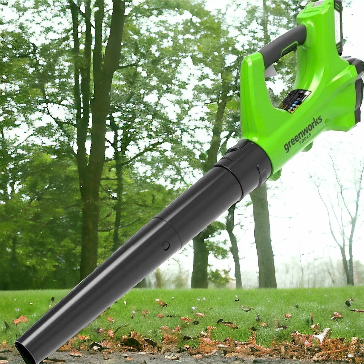 Аккумуляторный Воздуходув Для Сада GreenWorks Для Сада 24V G24ABK2