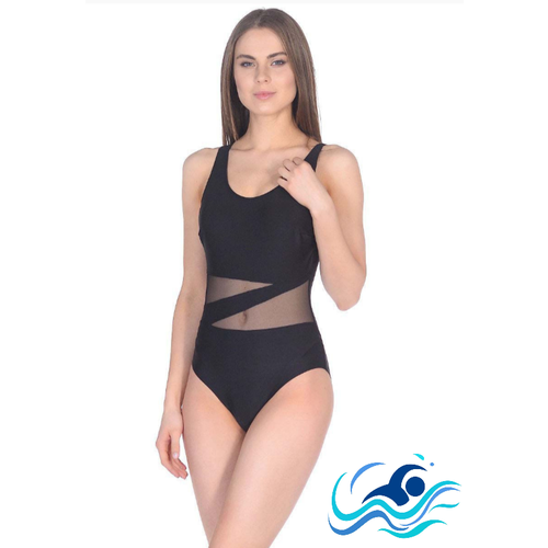 Купальник Chersa, размер 44, черный новинка 2021 г модный взрывобезопасный женский треугольный купальник со стальными вставками привлекательное быстросохнущее дышащее бикин