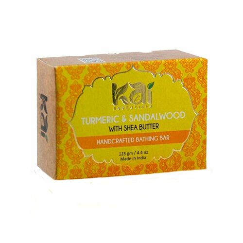 Мыло натуральное Куркума и сандал (Turmeric,Sandalwood) 125г