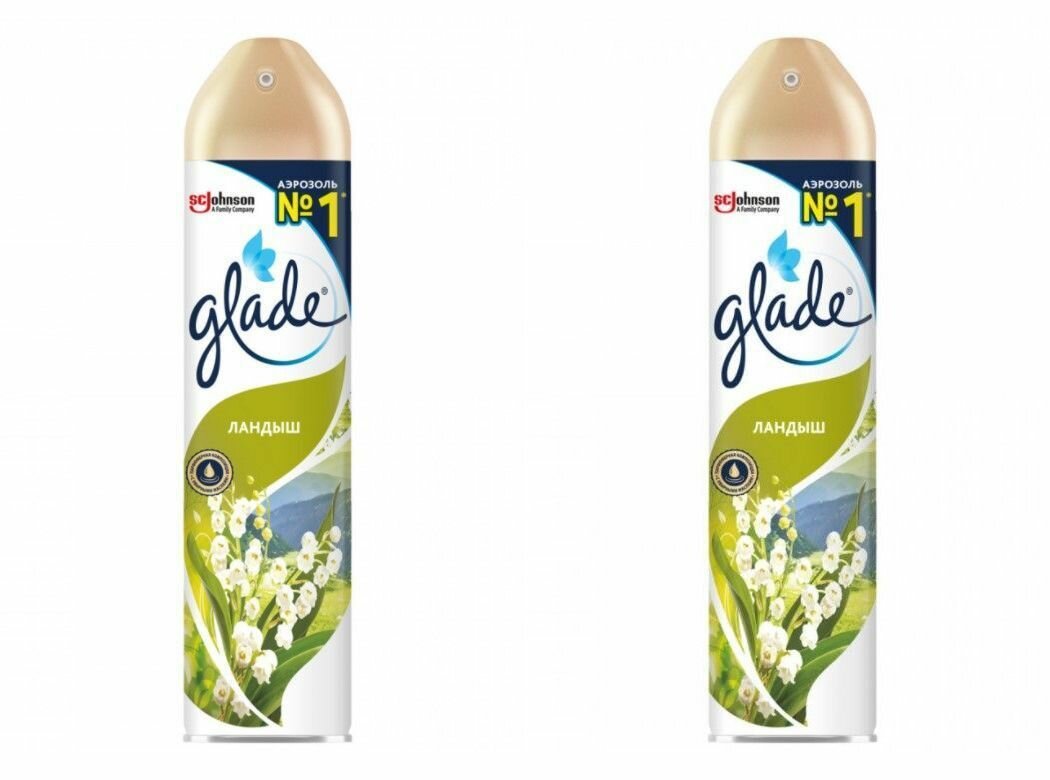 Glade Аэрозоль Ландыш 300 мл 2 штуки