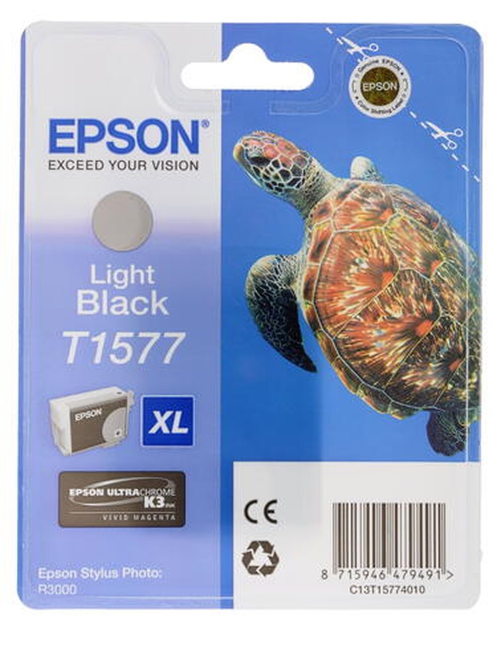 Картридж Epson T1577 XL серый