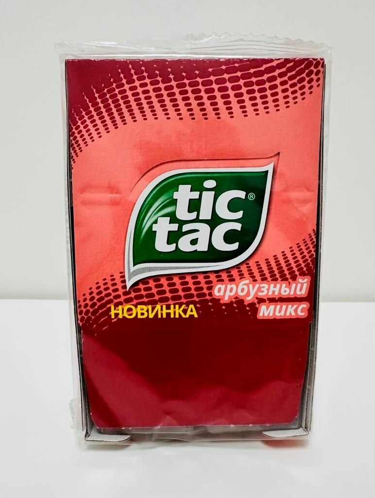 Драже Tic Tac, Арбузный микс, 12 штук по 16 г