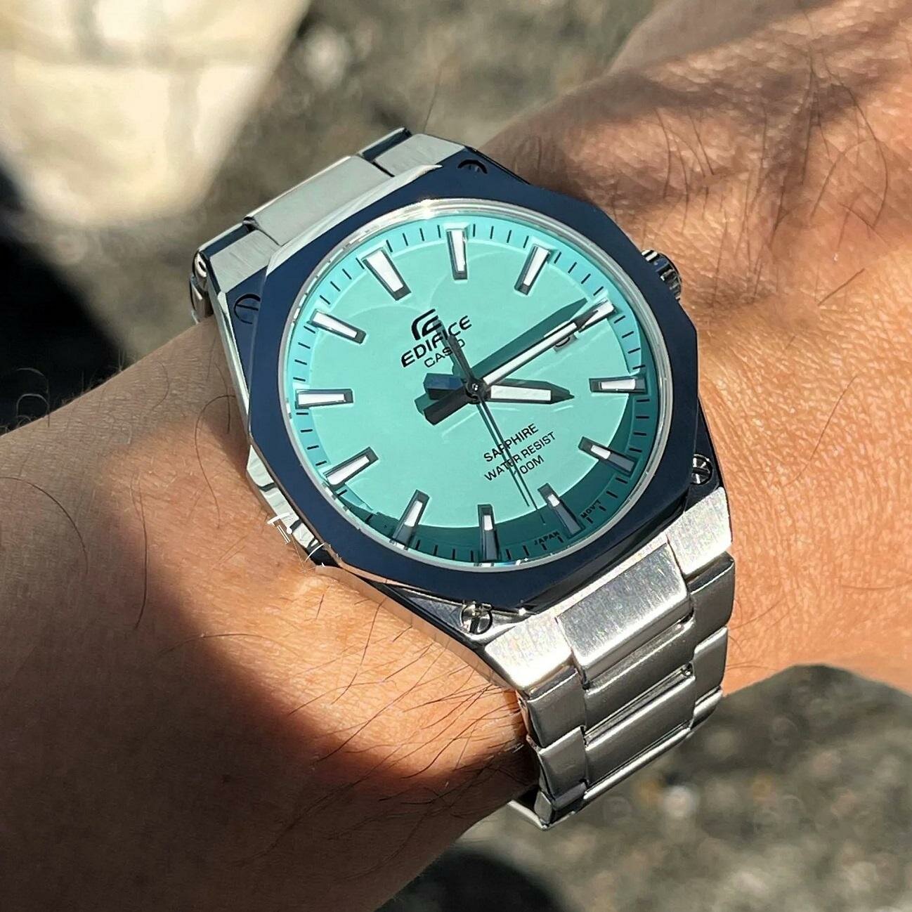 Наручные часы CASIO Edifice, серебристый — фото 1