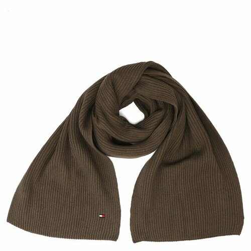 Шарф TOMMY HILFIGER, хаки stylish scarf korean version scarf all match winter knitted scarf comfortable warm scarf plaid scarf warm decorative scarf