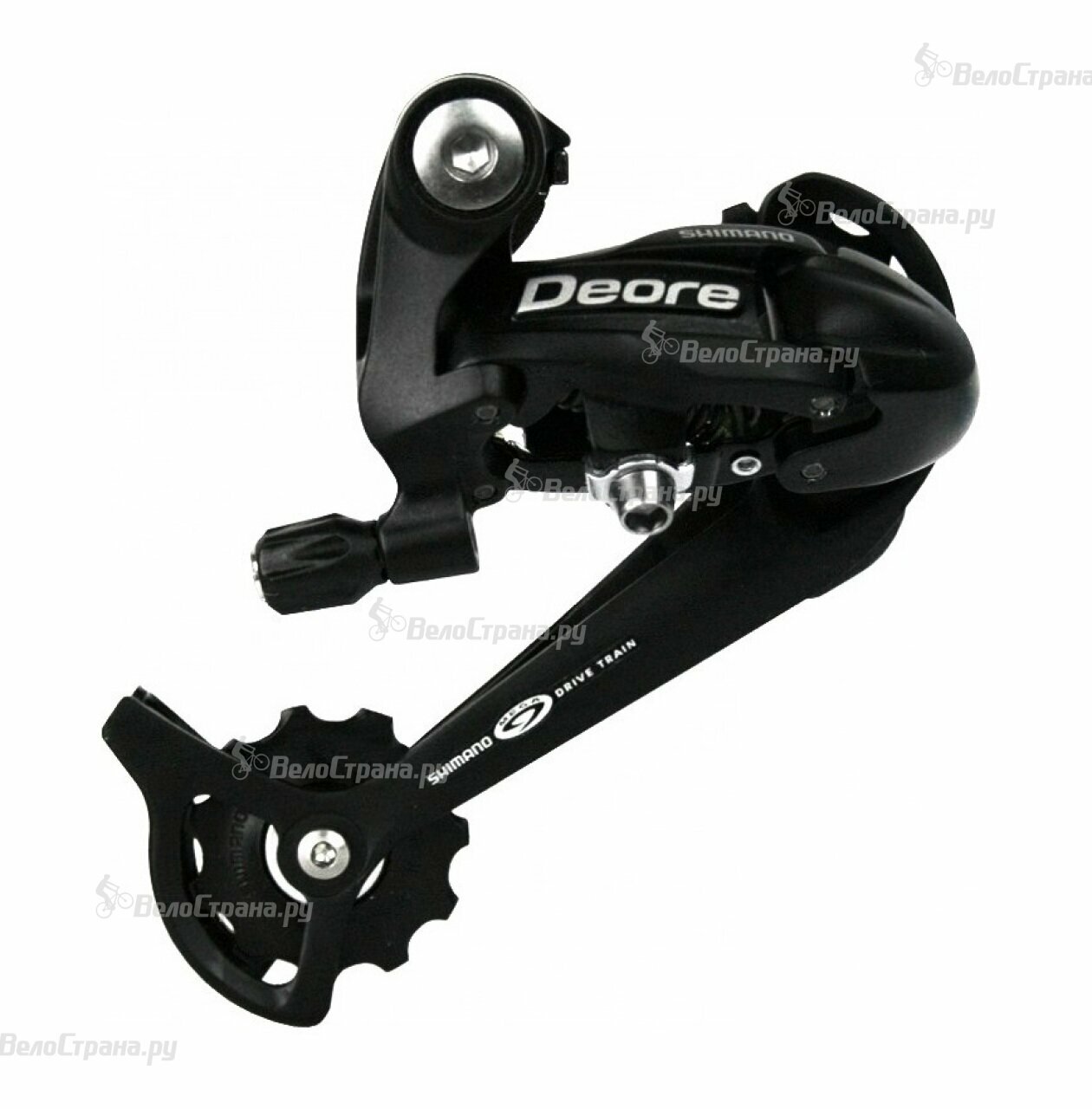 Переключатель задний Shimano Deore M531, 9 ск, б/уп. Серебристый