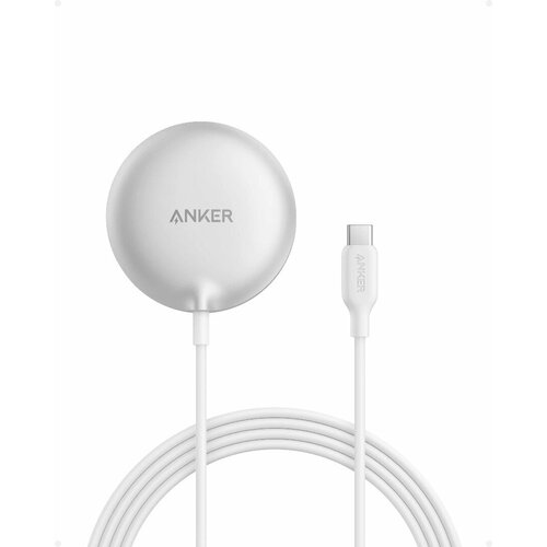Зарядное устройство Беспроводное зарядное устройство Anker MagGo Wireless Charger (Pad) (белый) беспроводное зарядное устройство anker powerwave pad 10w no psu black