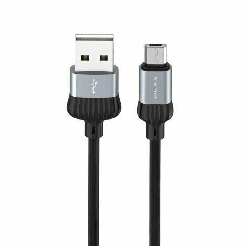 Кабель USB Micro USB BX28 1M Borofone черный кабель usb micro usb bx14 1m borofone белый