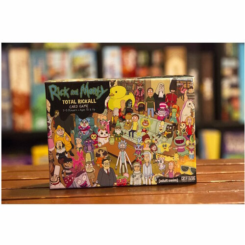 Карточная игра Рик и Морти Rick And Morty total rickall на английском языке настольная карточная игра рик и морти смотри кто чистит сейчас rick