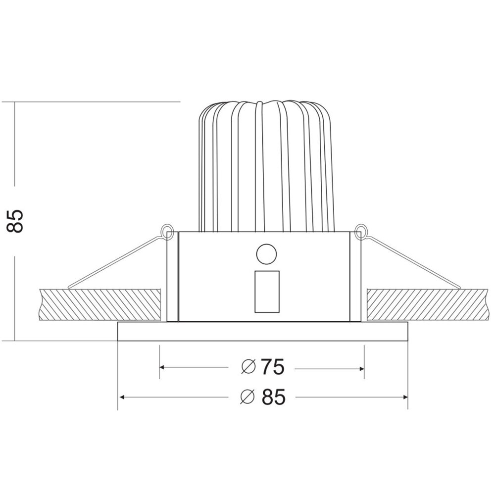 Встраиваемый светильник Zoom 4000K 1x12Вт 60° IP 65 Dim Triac Technical - фото №11