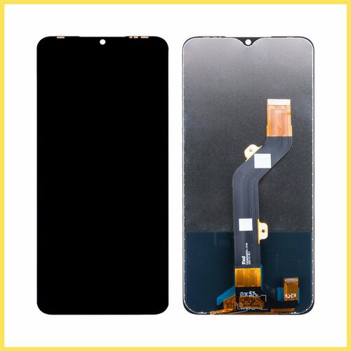 Дисплей (экран) для Infinix Smart 6 Plus в сборе с тачскрином (X6823C) Черный
