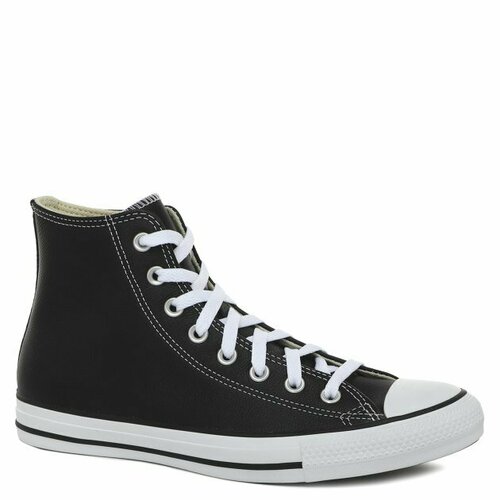 ботинки converse демисезонные натуральная кожа водонепроницаемые высокие размер 36 5 черный Кеды Converse, размер 39, черный