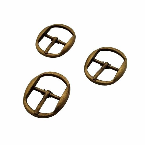 Пряжка 16 мм 20 шт металлический сплав цвет антик 310₽