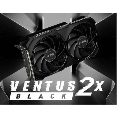 Видеокарта MSI NVIDIA GeForce RTX 4060 VENTUS 2X BLACK 8G OC 3927000₽