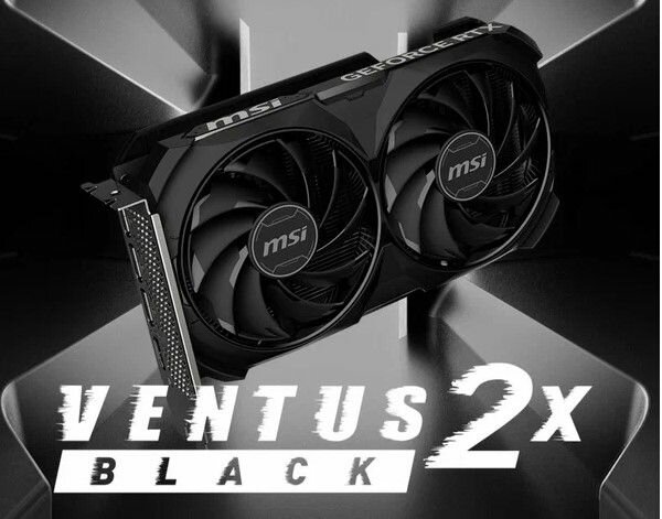 Видеокарта MSI NVIDIA GeForce RTX 4060 VENTUS 2X BLACK 8G OC
