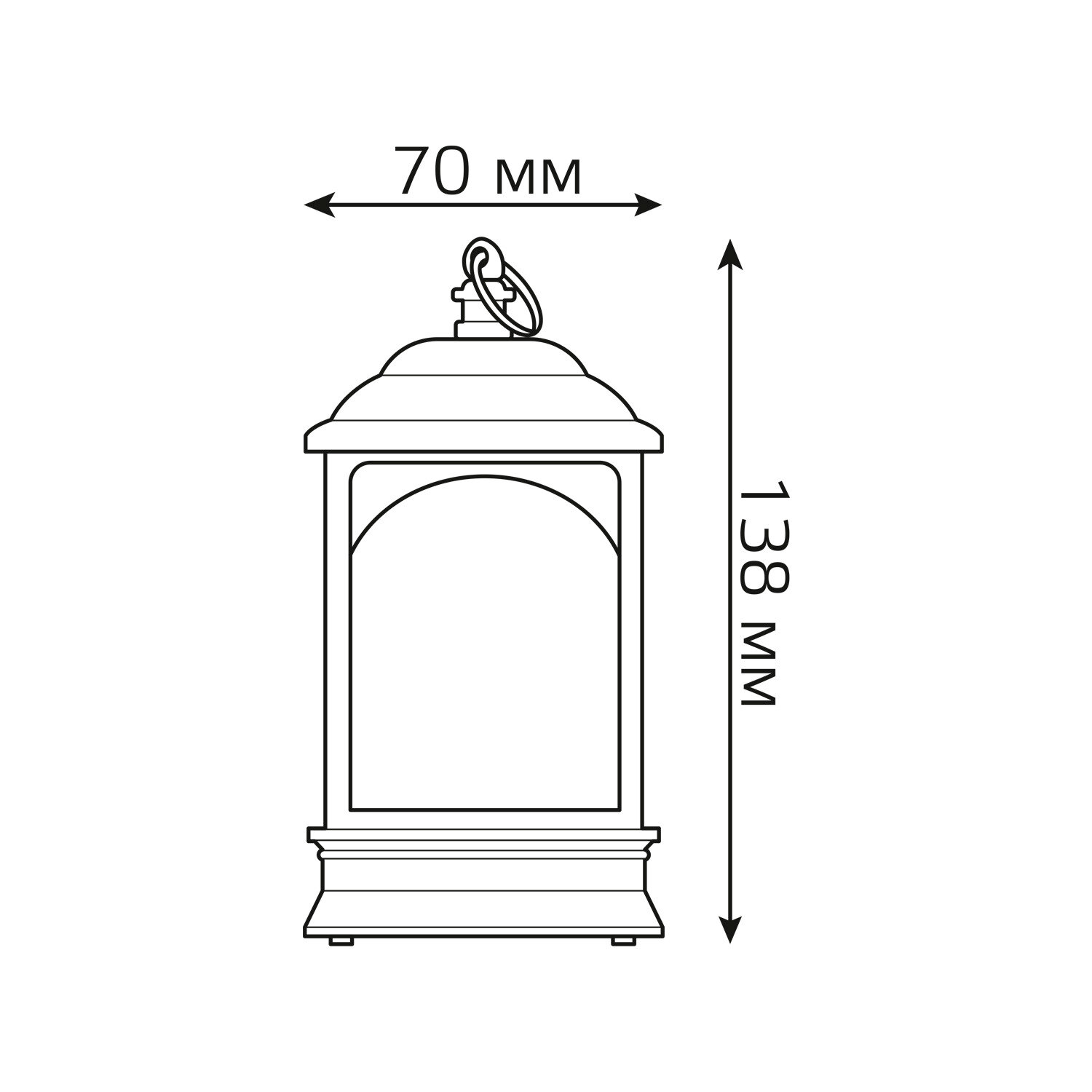 Светодиодная свеча GAUSS HOLIDAY HL030 - фото №9