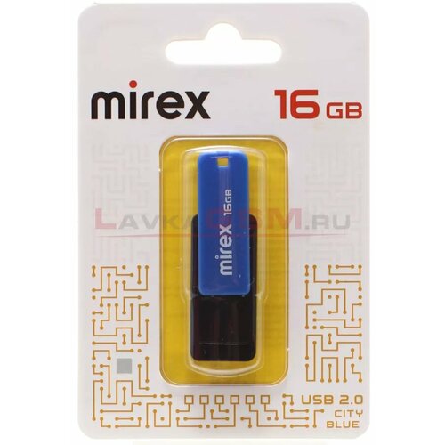 Флешка 16 ГБ USB Mirex City Blue