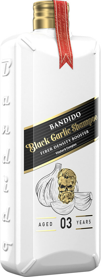 Bandido Шампунь для волос с чёрным чесноком Black Garlic Shampoo 350 мл